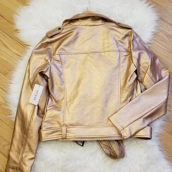 Fall Jacket, Faux Leather in Size Medium - Picture 5 of 7